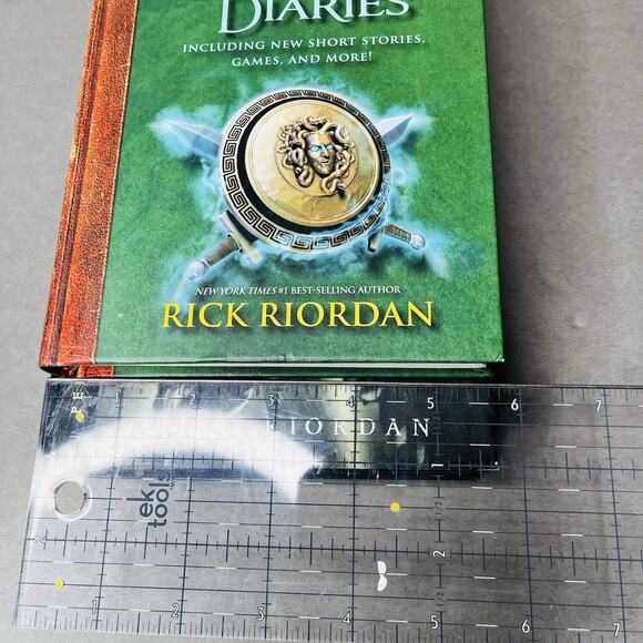 RICK RIORDAN Lot The Last Olympian And The Demigod Diaries Hardcover YA Fantasy - Picture 8 of 8